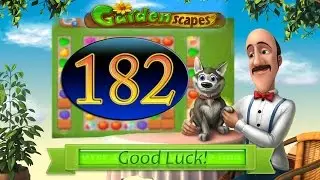 Gardenscapes level 182 Walkthrough