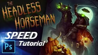 "The Headless Horseman": Photo Manipulation Speed Tutorial