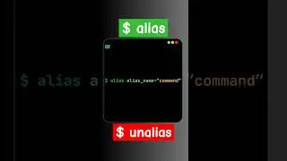 alias, Simplify Your Commands with alias | create and remove alias | part 1  