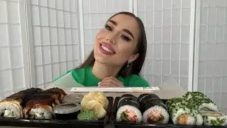 Мукбанг/Суши роллы🍱 Болтаем❤️