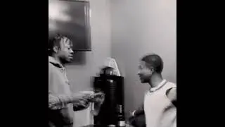 Skillibeng and Wizkid in studio (Mood Remix?)