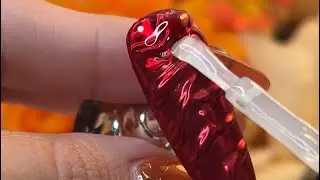♥️Silk Effect Nails step by step✨