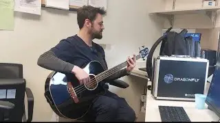 Bass guitar recital at the clinic