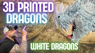 3D Printing a REALISTIC White Dragon with EASE! | D&D Lore and Miniature Assembly 🐉