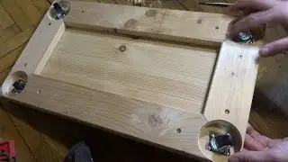 Making a low profile furniture dolly