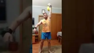 Рывок гири 16кг