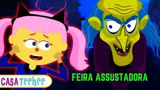 Feira do Esqueleto Assombrado Assustador | Músicas divertidas de Halloween | Casa TeeHee