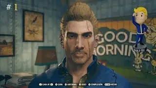 Fallout 76 #1 Creación del personaje - Gameplay español