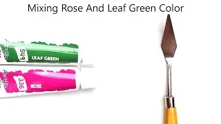 Rose And Leaf Green Mixing Make What Color - Mixing Acrylic Colors