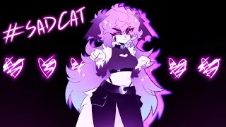 sad cat dance animation meme  💕 💜