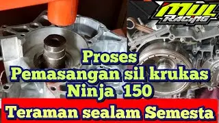 PEMASANGAN GANTI SIL KRUK AS NINjA RR
