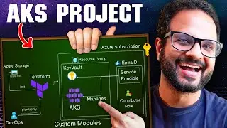 Day 20/28 - Deploy AKS Cluster In Azure With Terraform Custom Modules | Real time Project #1