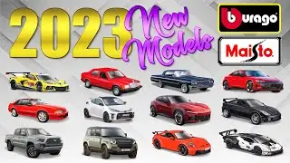 A Quick Peek to New Burago and Maisto Diecast Models