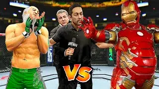 Crazy Fight 🔥🐉Old Bruce Lee vs. Fat Iron Man - EA Sports UFC 4