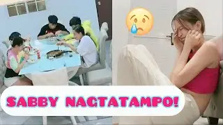 SABBY NAGTATAMPO! 😢 DI SIYA INAYA KUMAIN! 😥 #yabby & #seanphia forever! #viral #trending #fypシ