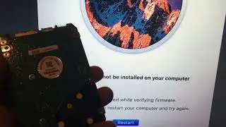 Switched Hard Drive to SSD.  Then tried upgrading OS X.  An Error Occurred While Verifying Firmware.