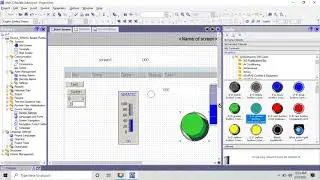 SIMATIC HMI WinCC flexible 2008 Tutorial [Alarm] [Trend] Switch,  Button, tag, complete video