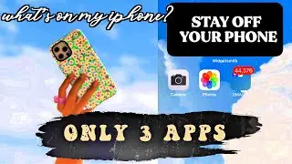 What’s on my iPhone 12?  (only 3 apps)