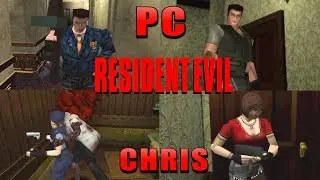 Resident Evil (1996) Chris - PC Playthrough With Commentary