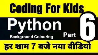 Python Coding Complete Course - Learn Python Online -  Changing Background'