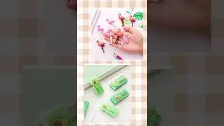 выбирашки КАНЦЕЛЯРИЯ авокадо 🥑 VS фламинго 🦩 #выбирашки #канцелярия