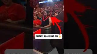 This Bloodline Fan Stole the Show😅
