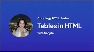 Tables in HTML