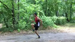 Бег с высоким поднимание бёдра