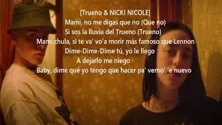 Trueno, Nicki Nicole, Bizarrap - MAMICHULA (Letra/Lyrics)