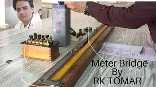 Meter bridge experiment class 12 // #meterbridge // parallel combination of resistances // RK tomar