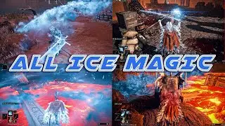 ELDEN RING - All Ice/Snow/Cold Magic Spells & Incantations [4k/60fps, PC]