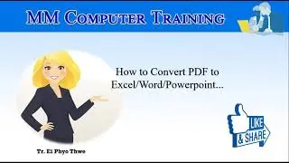 PDF to Excel, Word, Powerpoint....