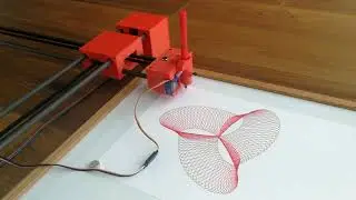 arduino drawing machine, first cycloid plot