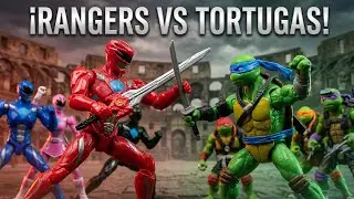 (SPANISH) Power Rangers VS Las Tortugas Ninjas Stop Motion ESPANOL