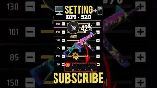 Secret Ump Headshot setting ⚙️✅ 100 % Working Sensitivity || Free Fire 🔥