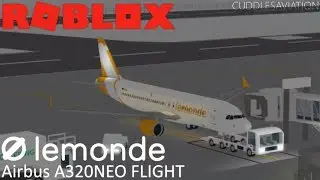 ROBLOX - LeMonde Airlines Airbus A320NEO Flight