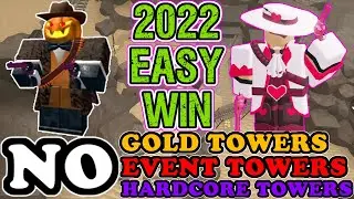 How to get cowboy in tower defense simulator 2022 - EASY WIN! PW2 update!