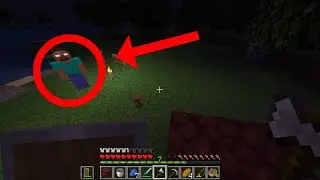 He is stalking me in minecraft HEROBRINE (scary minecraft video)