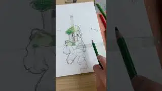 Drawing LT. DogFace from stumble guys in 4 different styles