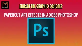 PAPER CUT TEXT EFFECTS IN ADOBE PHOTOSHOP| Graphic design