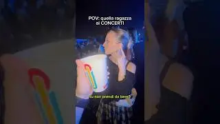 That girl at the CONCERTS