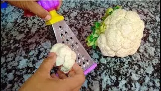 جديد القرنبيط المحكوك بدون قلي و لا سلق ستدمنين عليه بعد معرفتك هذه الطريقة العبقرية