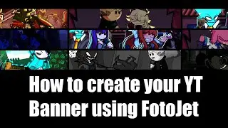 CREATE YOUR YT BANNERS WITH FOTOJET  - A random tutorial - (Electrolite Tutorial)