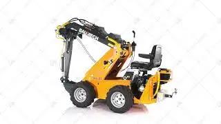 Экскаватор лопатковый с поворотным механизмом (обратная лопата) Baumech 3D обзор.