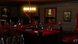 1000 Videos - Old Dining Room - Blender 2.8 Cycles Animation