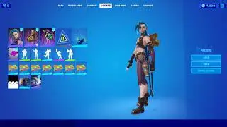 *NEW* JINX League of Legends Skin Showcase Fortnite