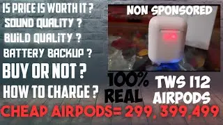 Unboxing tws i12 || unmasking airpods || Under 300