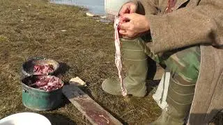 Чистим и готовим рыбьи потроха.