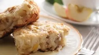 Фруктовый пирог с орехами