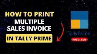 How To Print/Export Multi Sales Invoice In Tally Prime | Export All Invoice To Pdf  | Accounts First